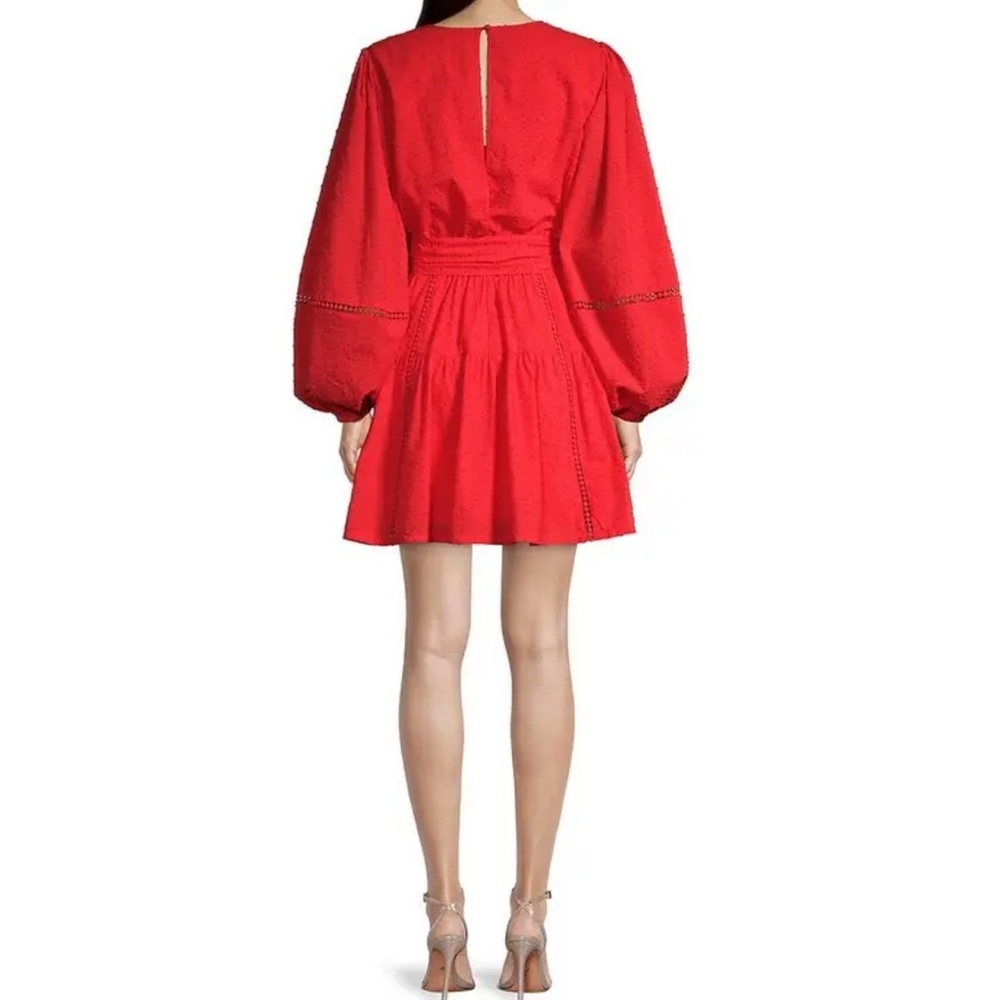Toccin Tiered Boho Dress in Hibiscus - Picture 4 of 6